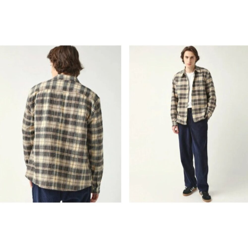 Corridor NYC textured Dobby Weave overshirt color Brown sz S NWT mspr $225